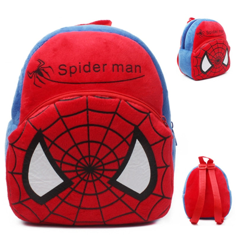 2021 NEW Disney marvel Avengers spiderman KT mickey mouse Minnie Winnie the Pooh stitch Plush backpack Kids baby school bag