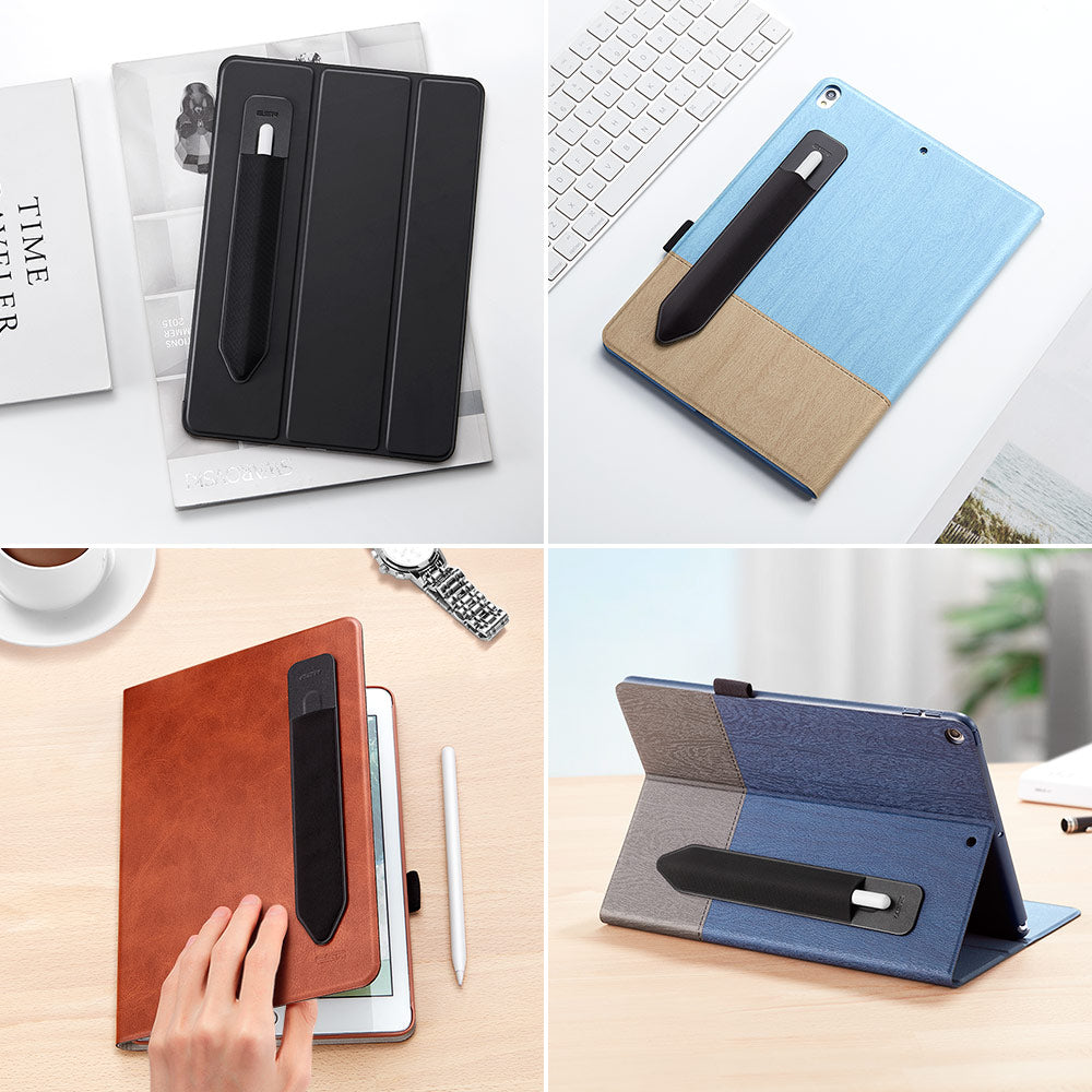 ESR Case for Apple Pencil Sticker Holder Case for iPad Pencil PU Bandage Cover Tablet Touch Pen 360 Full Protective Pouch Bags