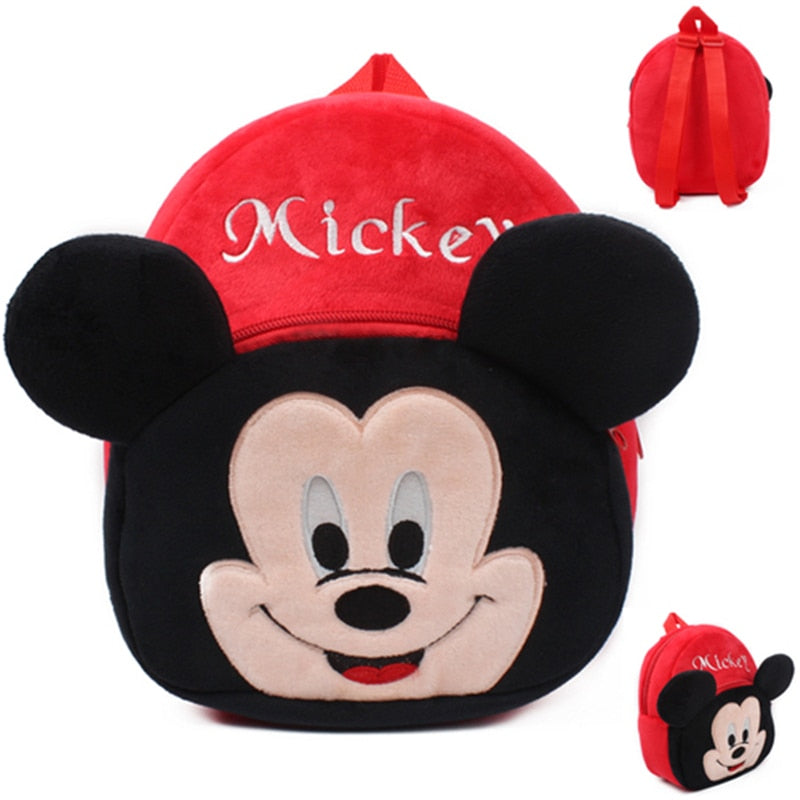 2021 NEW Disney marvel Avengers spiderman KT mickey mouse Minnie Winnie the Pooh stitch Plush backpack Kids baby school bag