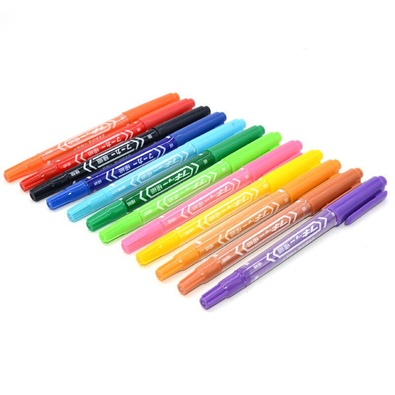 12 Colores Markers Pen Manga Art Supplies Marker Drawing Micron Fine Lettering Pen Caligraphy Architecture Tekenen Set Liner