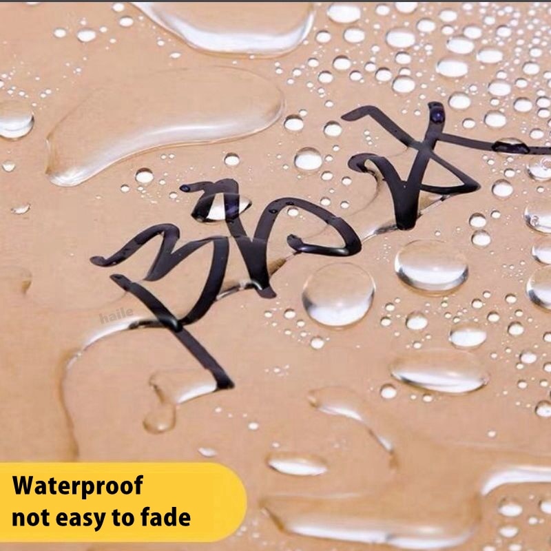 Haile 6 Pcs Oily Waterproof Permanent Fine Point Paint Color Marker Pens for Tyre Markers Signature Pen Stationery Art Supplies