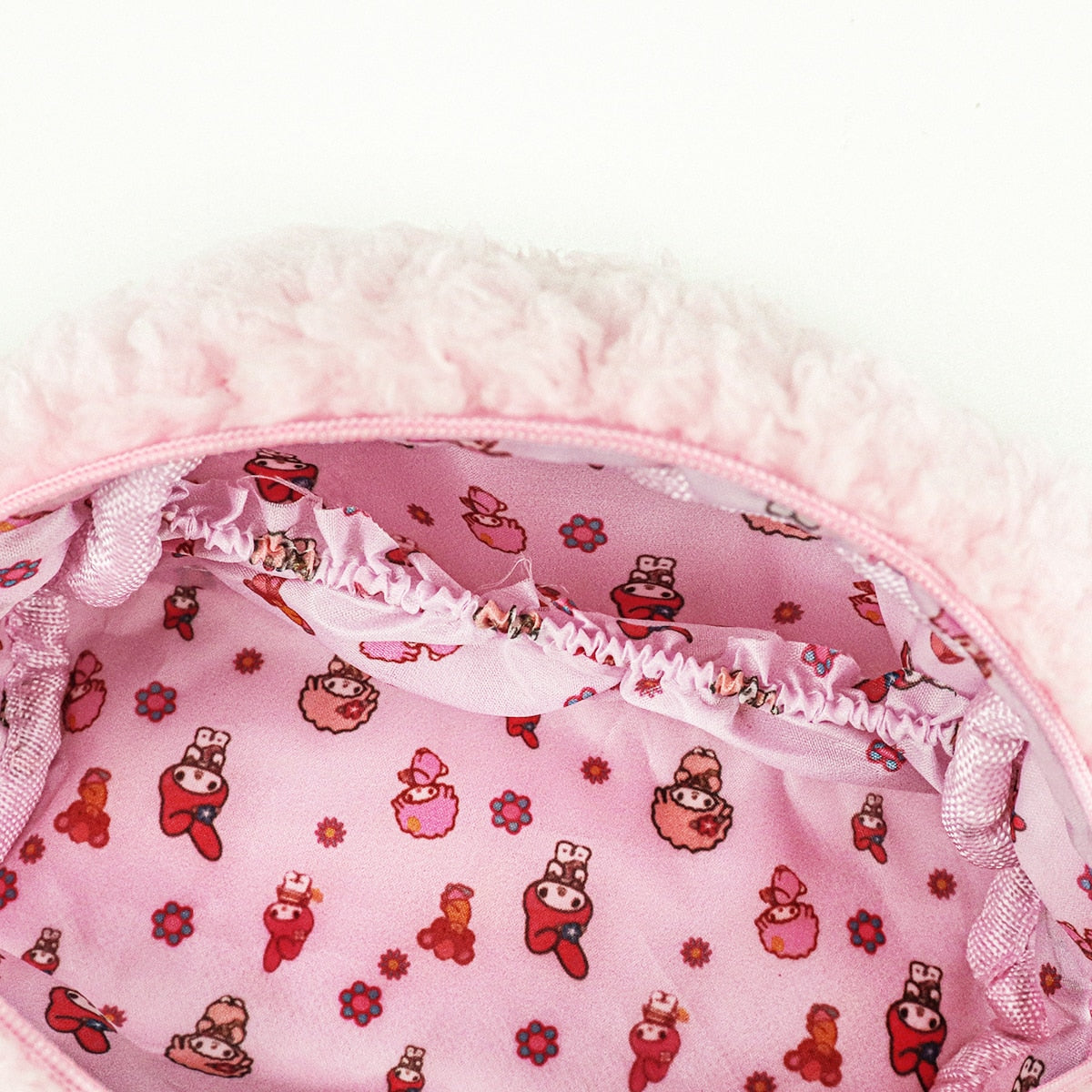 Kawaii Plush Pencil Case Bag Cute Pen Pouch Box Large Capacity Student Back to School Supplies Korean Stationery for Girls