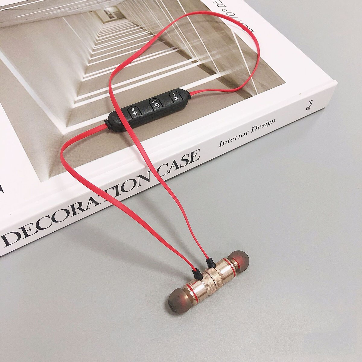 Wireless Binaural Stereo Sports Bluetooth Headset Ear Hanging Running Super Long Standby Magnetic Suction Head Neck