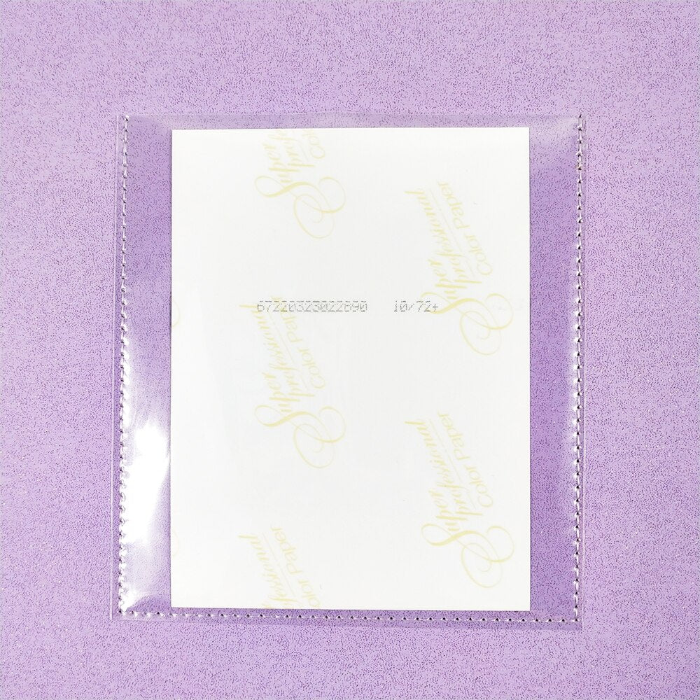 PLRBOK 3 Ring A5 Photo Album with Pockets,Binder Heart Glitter Cover Pretty Notebook Card Book 4×6 10×15 Scrapbook