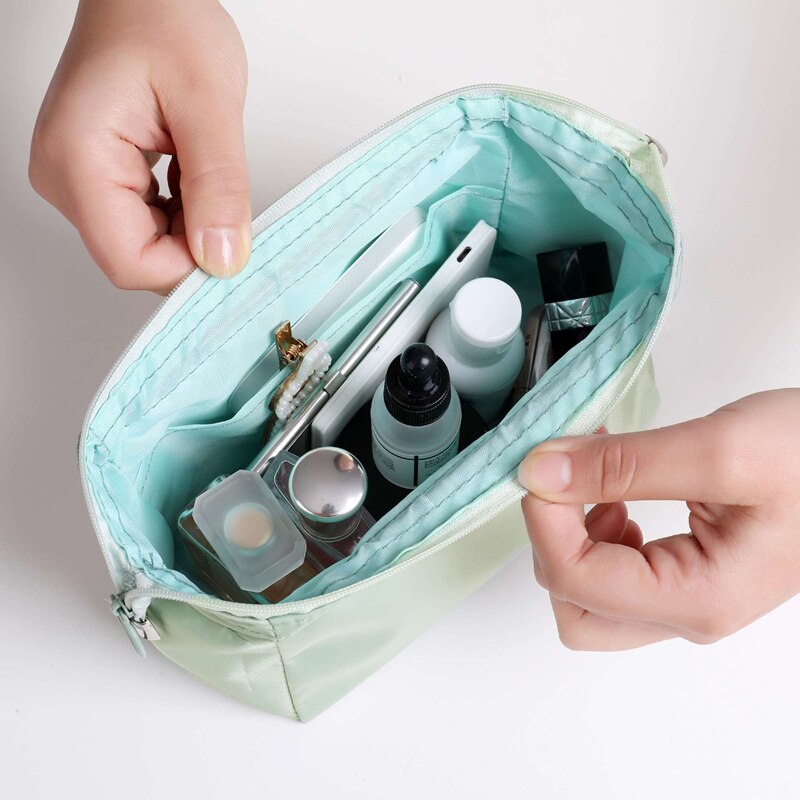 Travel Makeup Bag Small Pouch Organizers Storage Travel Essentials Gadgets Ziploc Waterproof Women's Cosmetic Bag Makeup Case