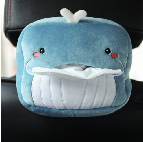 Tissue Boxes Creative Tissue Box Soft Cartoon Paper Napkin Case Cute Animals Car Paper Boxes Lovely Napkin Holder for Car Seat