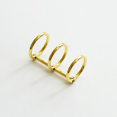 1pc Metal Loose Leaf Book Binder Rings Album Scrapbook Clips Craft Photo Album Metal Ring Binder Stationery Office Supply