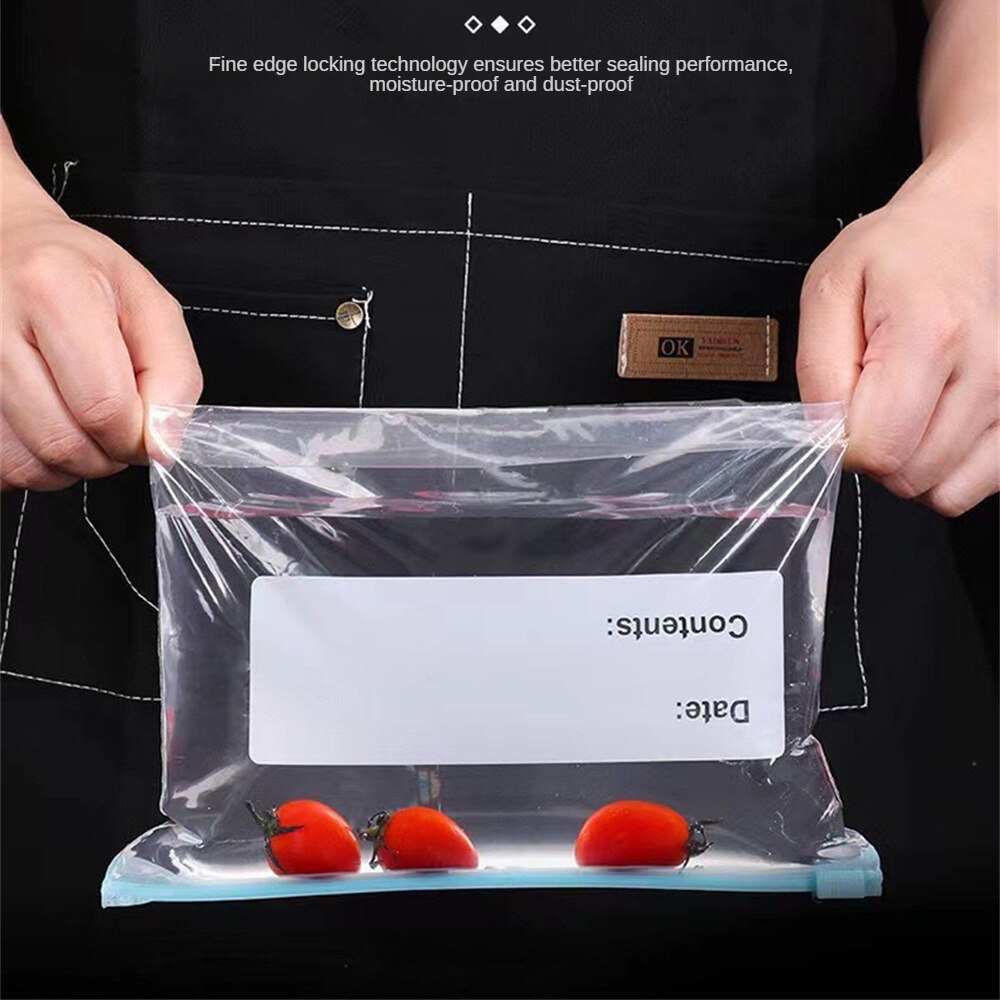 Vegetable Bag Convenient Opening And Closing Zipper Bag Strong Tensile Strength Safe And Environmentally Friendly 3 Dimensions